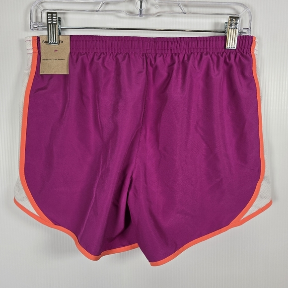 Nike Girls' Size XL Tempo Dri-fit Running Training Shorts Pink Orange White - Picture 2 of 14